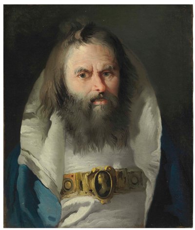 Porträtt av en man av Lorenzo Baldissera Tiepolo