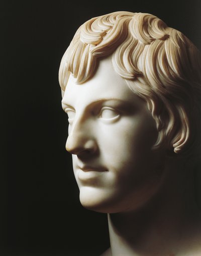 Porträtt av Charles Louis av Bourbon-Parma (Madrid av Lorenzo Bartolini