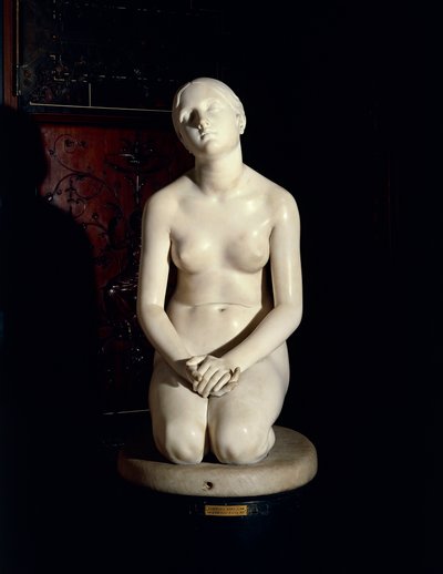 Trust in God, av Lorenzo Bartolini (1777-1850), marmorstaty av Lorenzo Bartolini