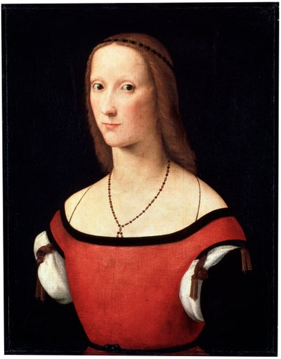 Kvinnoporträtt, c1500-c1506 av Lorenzo Costa