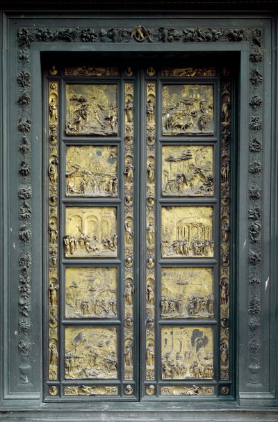 Gate of Paradise, realiserad av Ghiberti Lorenzo (1378-1443) av Lorenzo Ghiberti