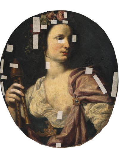 Muse Euterpe av Lorenzo Lippi