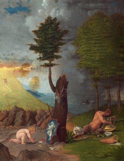 Allegori över dygd och last. 1505 av Lorenzo Lotto