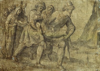 Kristus bars till graven, av Lorenzo Lotto