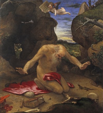Sankt Jerome av Lorenzo Lotto