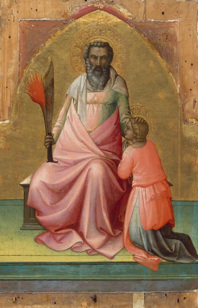 Abraham, ca 1408-10 (tempera på trä, guldslipad) av Lorenzo Monaco