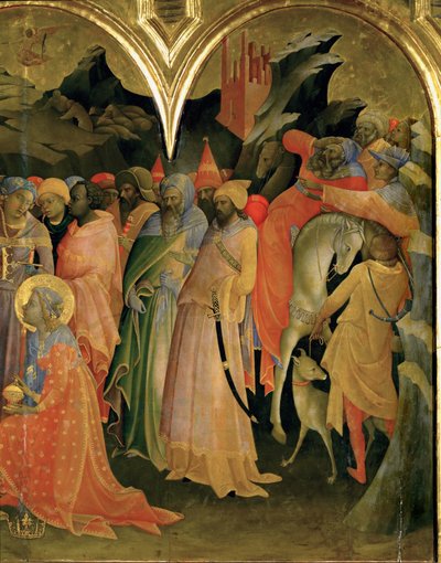 The Adoration of the Magi (tempera på trä) av Lorenzo Monaco