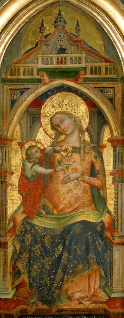 Madonna och barn, 1372. av Lorenzo Veneziano