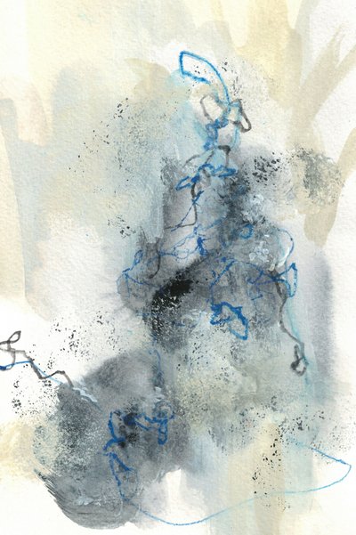 Abstrakt Blue Flow av Lori Ann Folz