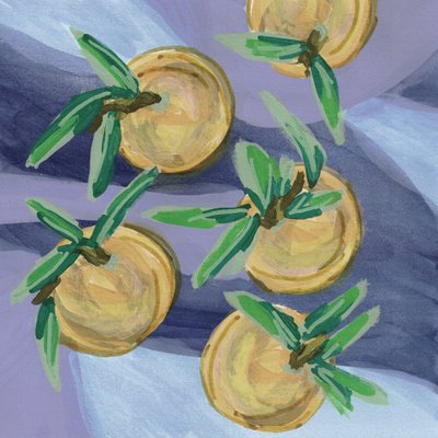 Klementiner i pastellgult av Lori Ann Folz