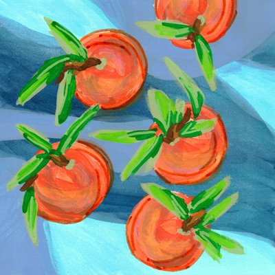 Färgglada citrusfrukter av Lori Ann Folz