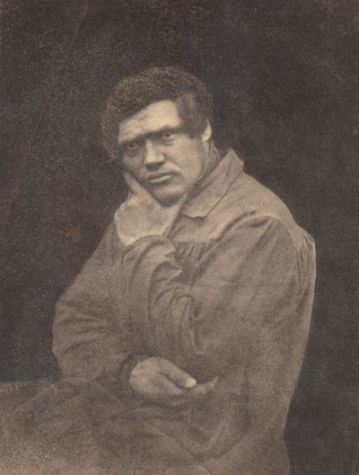 Porträtt av en man,sent 1840-tal (foto) av Louis-Adolphe Baron Humbert de Molard