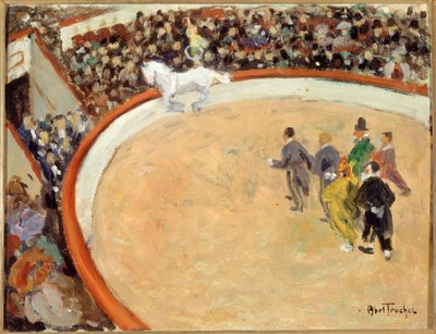 Franska: Le cirque Médrano, boulevard Rochechouard av Louis Abel Truchet