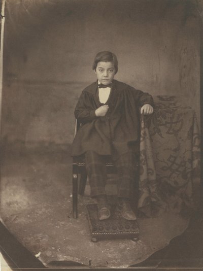 Porträtt av en ung pojke, ca. 1848. av Louis Adolphe Humbert de Molard