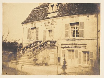 [Hus i en park] av Louis Alphonse Davanne