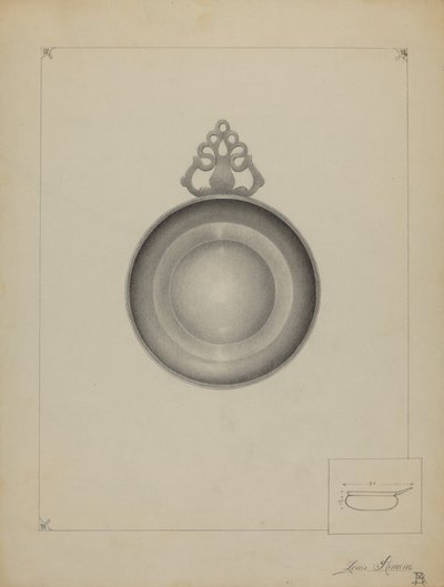 Pewter Porringer av Louis Annino
