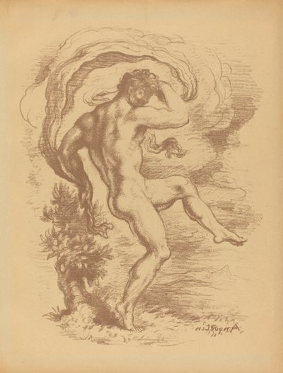 Dansar naken, 1897. av Louis Anquetin