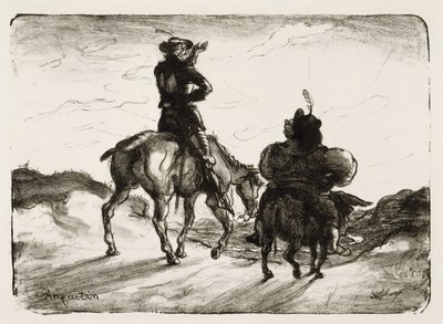 Don Quijote och Sancho Panza av Louis Anquetin