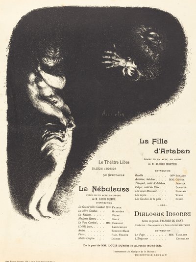 Artabans dotter, Nebulosan, okänd dialog, 1896. av Louis Anquetin