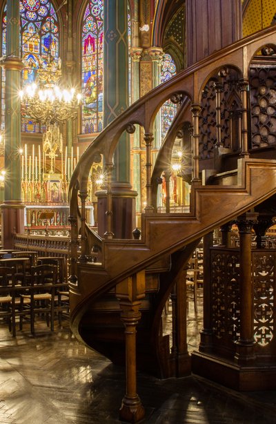 Saint-Eugene-Sainte-Cécile-kyrkan, Paris, 2023 (foto) av Louis Auguste Boileau