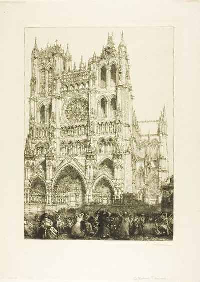 Katedralen i Amiens av Louis Auguste Lepère