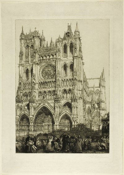 Katedralen i Amiens av Louis Auguste Lepère