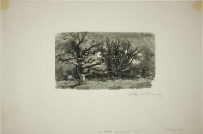 Au Dormoir de Lantara av Louis Auguste Lepère