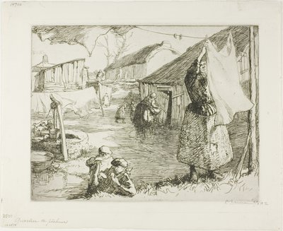 Fiskarkvarteret av Louis Auguste Lepère
