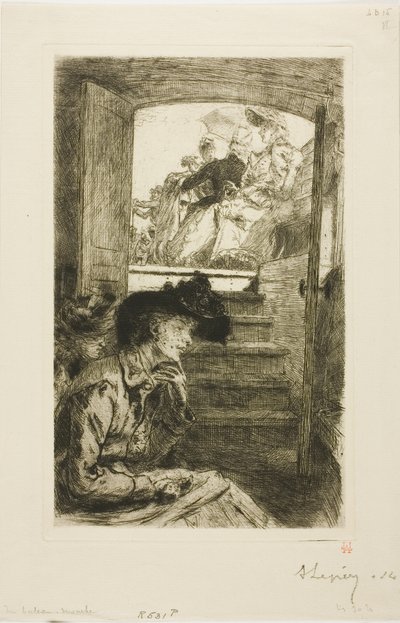 I Bateau-Mouche av Louis Auguste Lepère