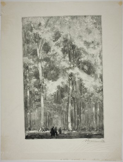 Morgon, korsningen vid Forts de Marlotte av Louis Auguste Lepère