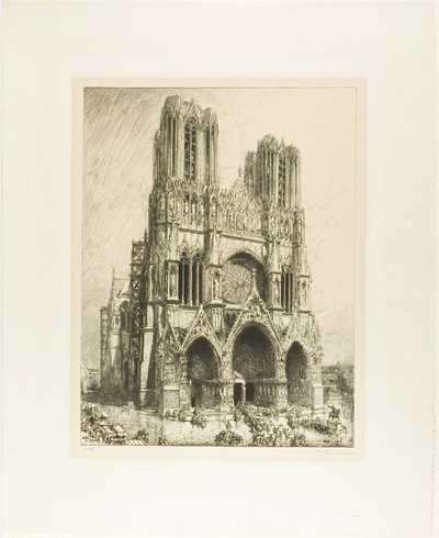 Katedralen i Reims av Louis Auguste Lepère