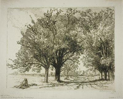 Vägen till Brick-Kiln av Louis Auguste Lepère