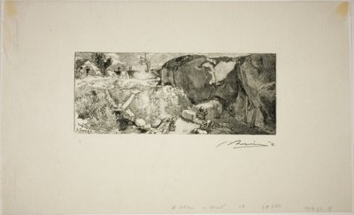 Sandstensbrott av Louis Auguste Lepère