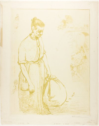 Tvätterskorna av Louis Auguste Lepère