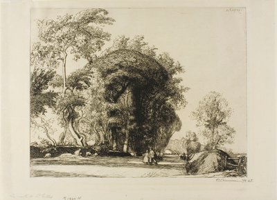 Vägen till St. Gilles av Louis Auguste Lepère