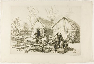Skogshuggarens hus av Louis Auguste Lepère