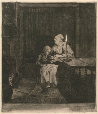 Mamma lär sin son L
