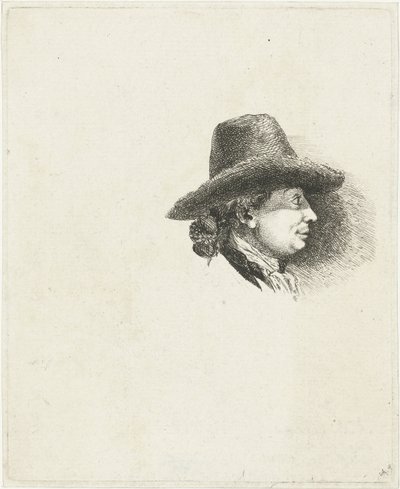 Studieblad med porträtt av Louis Bernard Coclers och hans familj av Louis Bernard Coclers