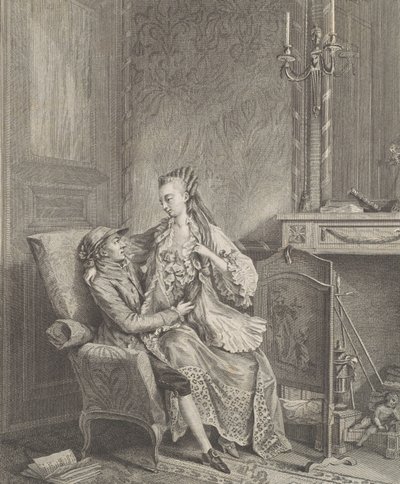 The Morning The Happy Union, efter 1789. av Louis Bosse