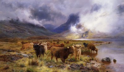 Genom Glencoe på väg till Tay, 1899 av Louis Bosworth Hurt