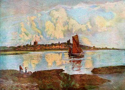 Maldon, från Heybridge, Essex, 1924-1926. av Louis Burleigh Bruhl