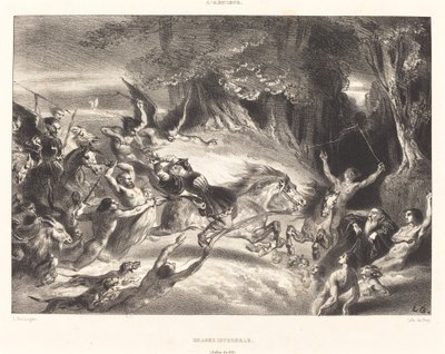 Infernalisk jakt av Louis Candide Boulanger
