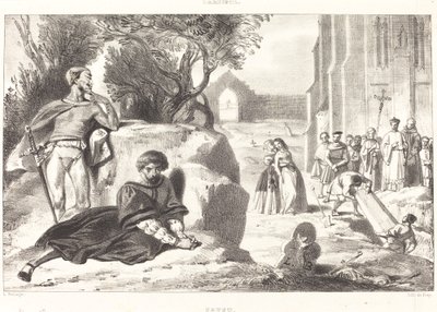 Scener från Faust av Louis Candide Boulanger