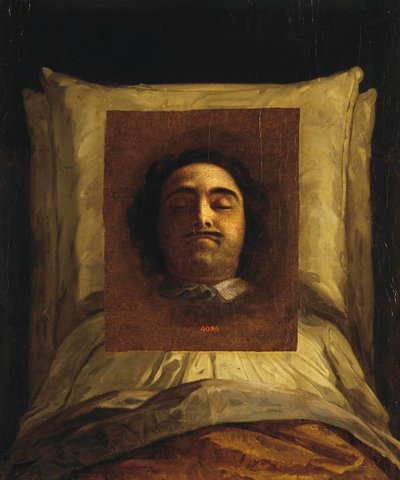 Pierre le Grand - Peter I på hans dödsbädd par Caravaque, Louis (1684-1754). Olja på duk, storlek: 77x64 av Louis Caravaque