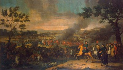 Slaget vid Poltava den 27 juni 1709, 1717-1718. av Louis Caravaque