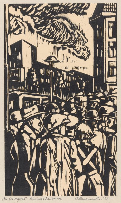 Efter olyckan (originaltitel på objektet) av Louis Cardinaals (signed by artist)