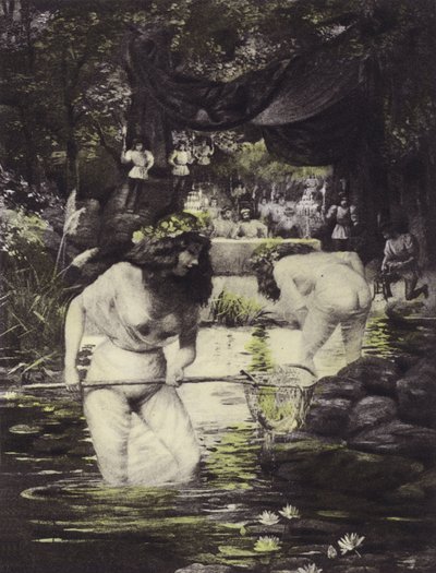 Ginevra och Isotta, tionde dagen, sjätte berättelsen av Louis Chalon