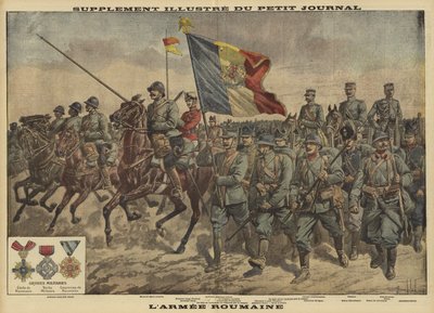Den rumänska armén, första världskriget av Louis Charles (after) Bombled
