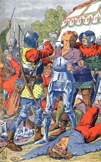 Slaget vid Agincourt av Louis Charles Bombled