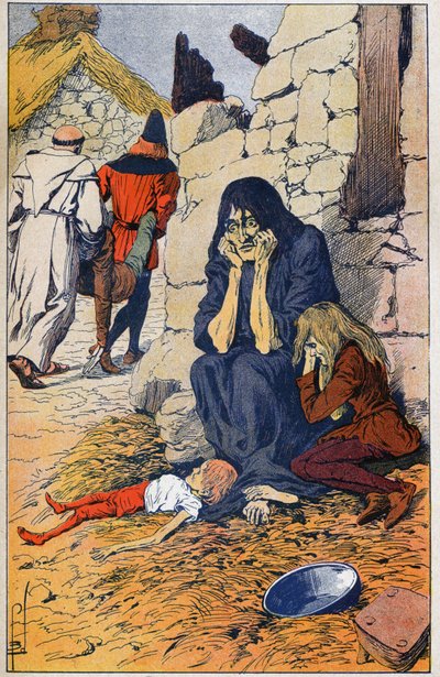 Svält av Louis Charles Bombled
